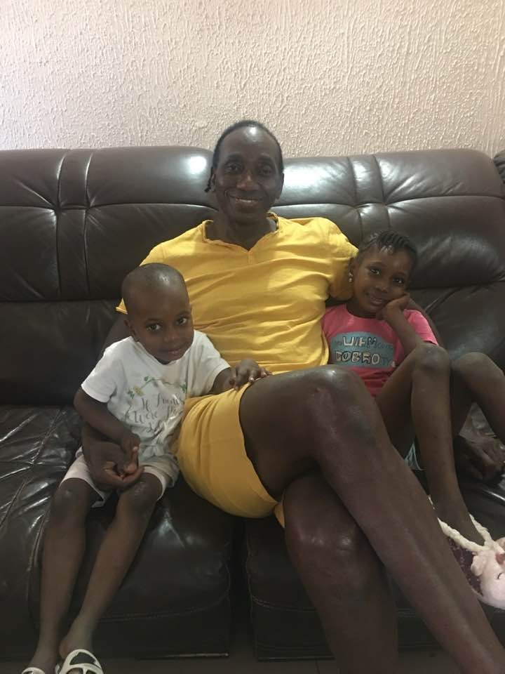 Ibi Maiga s deťmi
